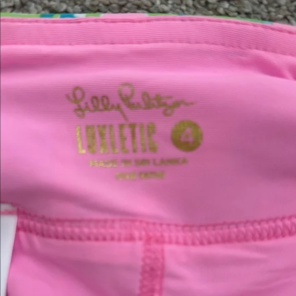 Lilly Pulitzer Pink and Green Embellished Mini Skirt - Picture 4 of 4